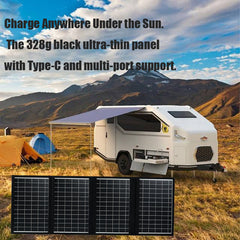 One Panel, Total Power: Triple-Output (USB/Type-C/DC) Solar Charger